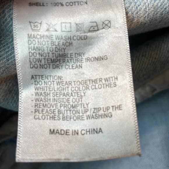 Men’s John Galt California Denim Jacket light wash size med. - Picture 6 of 10